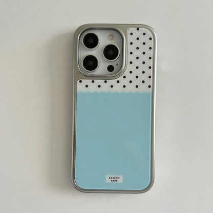 【アイスクリーム ソーダ デザイン】レトロポップスマホケース｜iPhone対応 #250806