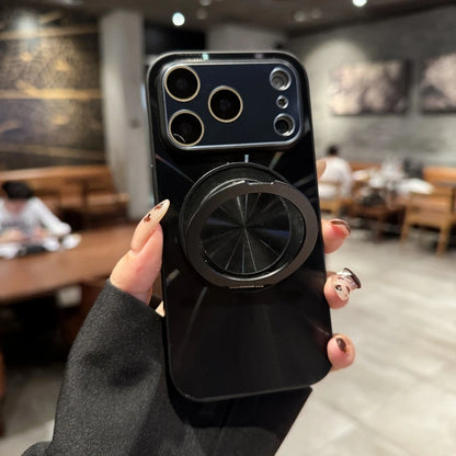 ラディアルリング スマホケース｜放射デザイン・折りたたみリング一体型 iPhoneケース #240407