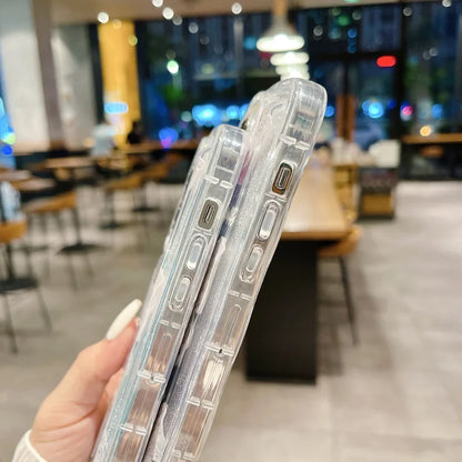 グリッター バタフライ クリア iPhoneケース｜ラメ入り・ソフトTPU #240227