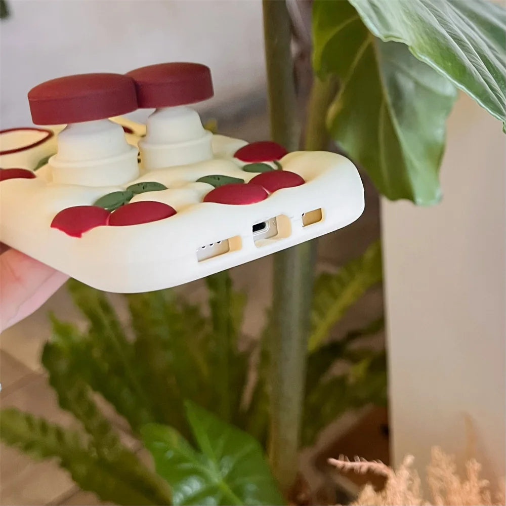 【フルーツシリーズ】立体さくらんぼデザイン Cherry かわいい3Dスマホケース｜iPhone対応 #250928