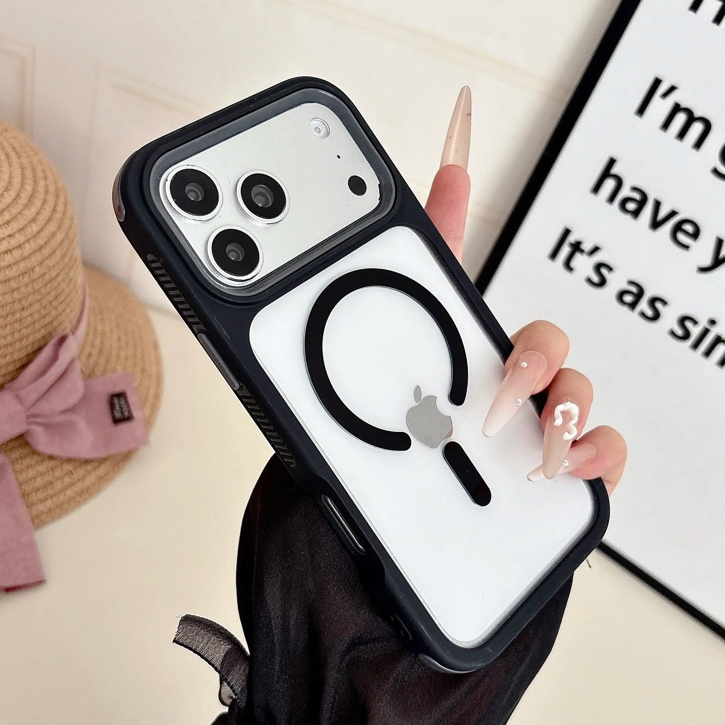 バイカラーフレーム マグネット対応 iPhoneケース｜ポップ・スポーティー・スタイリッシュ  #261038
