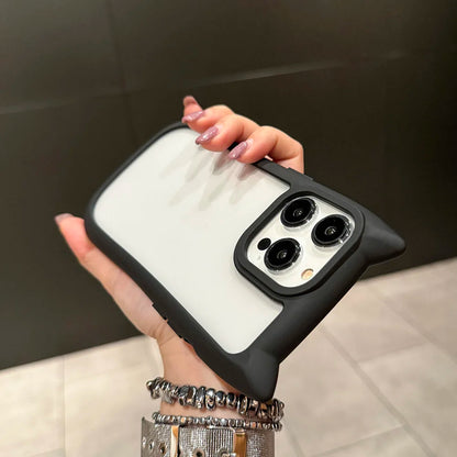 【アニマルシリーズ】肉球デザイン付き ストラップ付き可愛いスマホケース｜iPhone対応 #250923