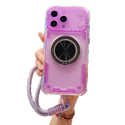 【リングスタンドシリーズ】マグネット対応 ストラップ付き 半透明 クリアスマホケース｜iPhone対応 #251214