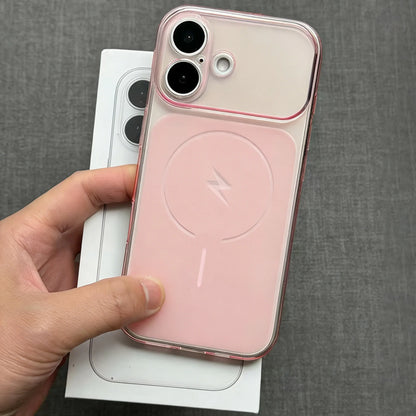 マットクリア Magnet内蔵 iPhoneケース｜シンプル・半透明・耐衝撃 #260628
