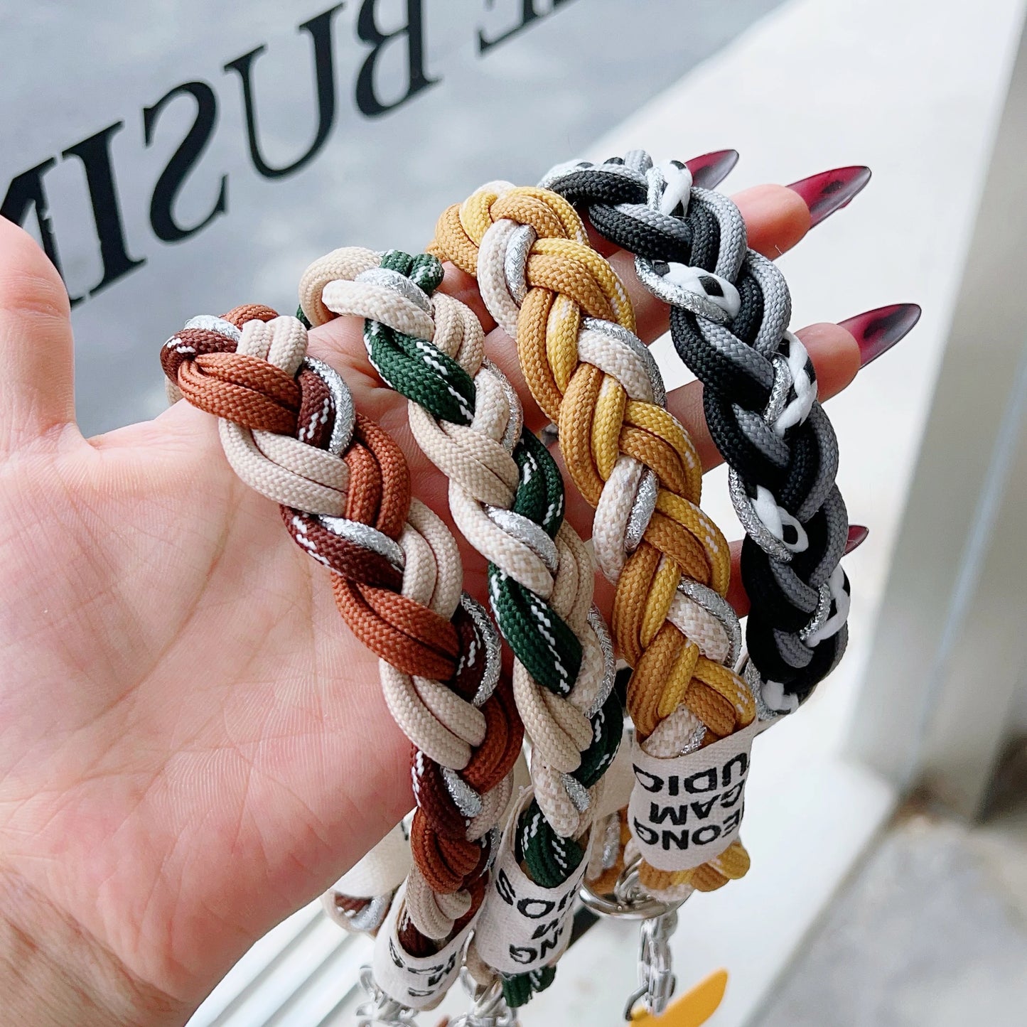 【トーンミックスストラップ】カラーロープ ハンドストラップ