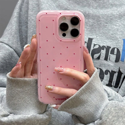 【プチドット】パステルカラー グロススマホケース｜iPhone対応 #250801