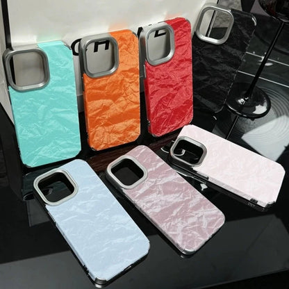 【ベルベット調】ツヤ消し 上品 ベロア メタルフレーム スマホケース｜iPhone対応 #250913