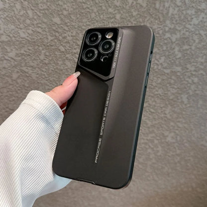 【スポーツカーシルエット】モダン マットデザイン 耐衝撃 スマホケース｜iPhone対応 #250413