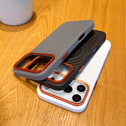 シンプル バイカラー Magnet内蔵 iPhoneケース #260609