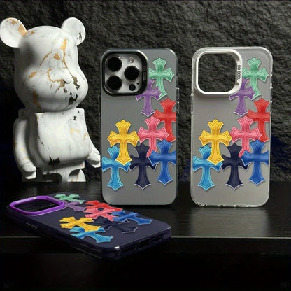 カラフルクロス パッチワークデザイン｜iPhone対応 #260123