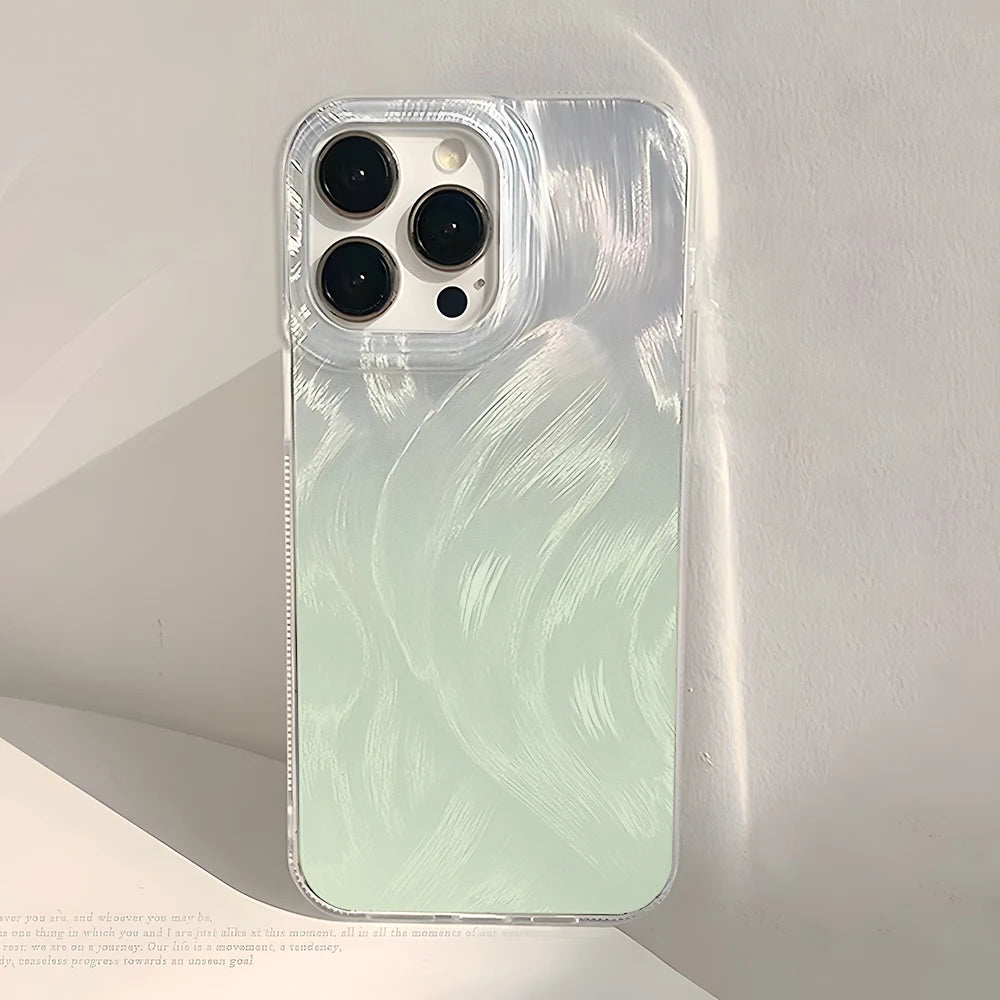 ニュアンス ウェーブ ブラシ グラデーション iPhoneケース #260221