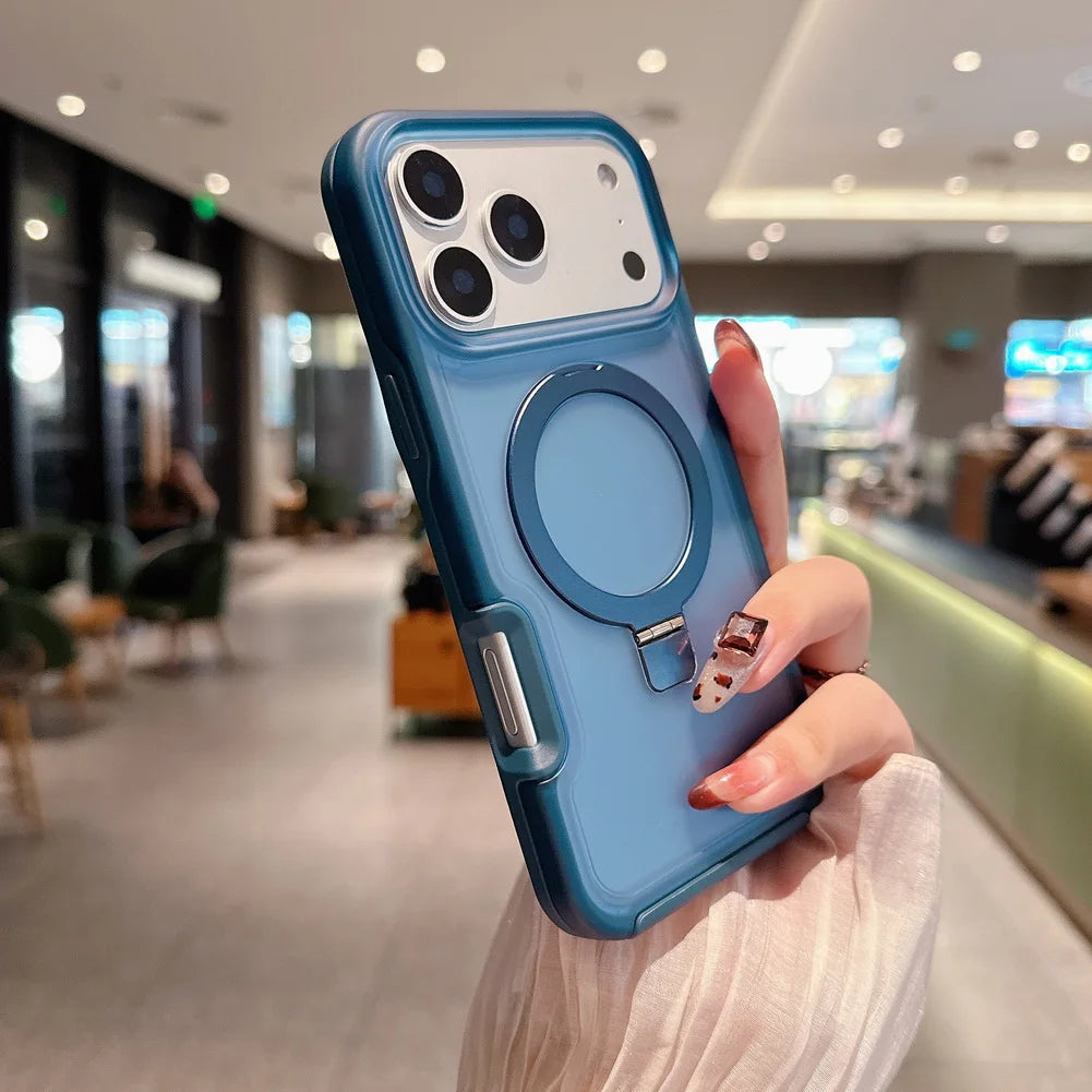 半透明 マグネット内蔵 iPhoneケース (全12色) トレンディ・アクティブ #261195