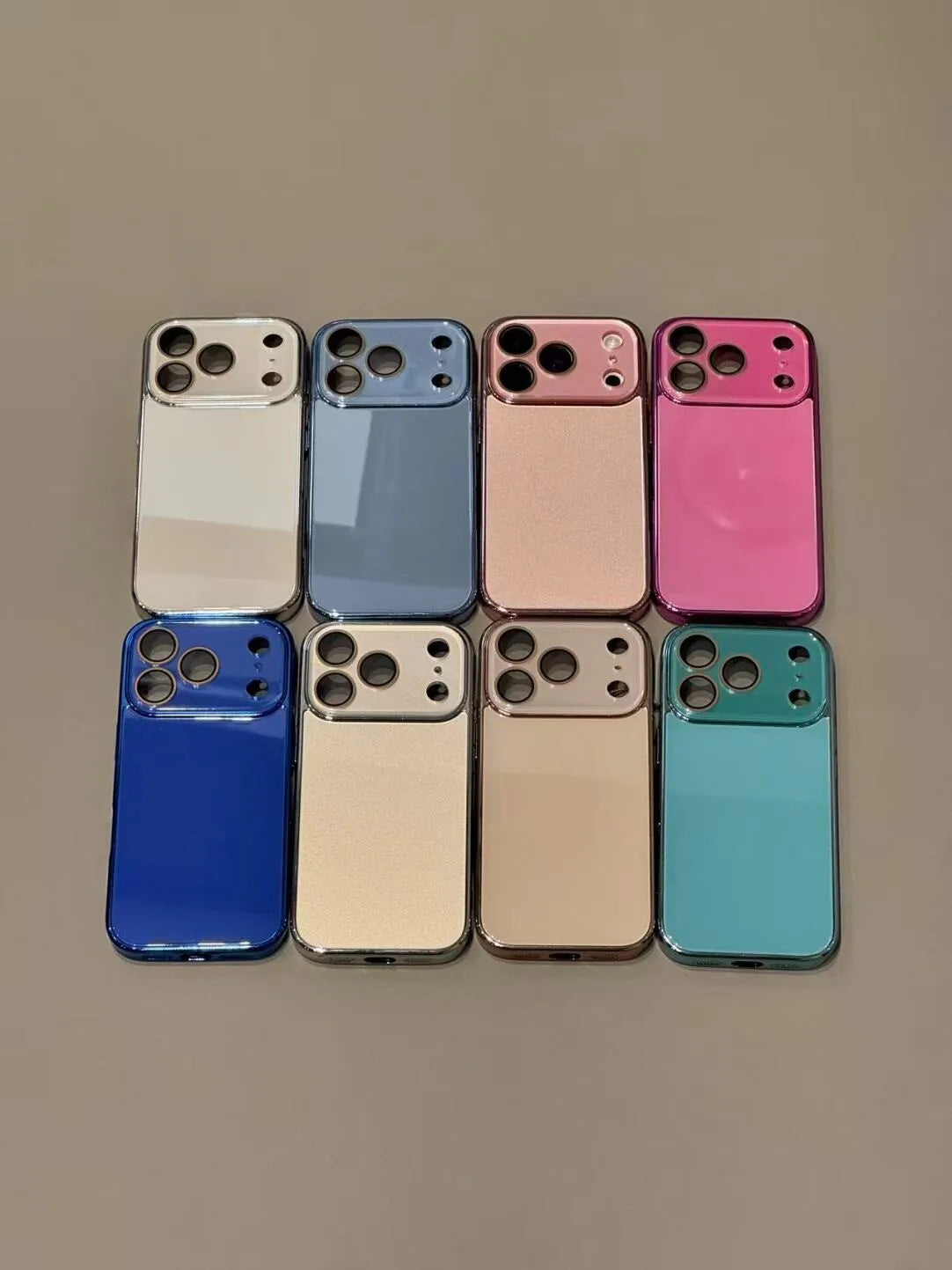 【メタリックミラー】グロスカラー × 光沢 スマホケース｜iPhone対応 #250126