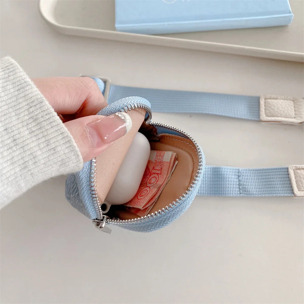 【スネークシリーズ】ヘビ柄 高見え ショルダーストラップケース ＋ カード収納 ミラー ミニポーチ #240916