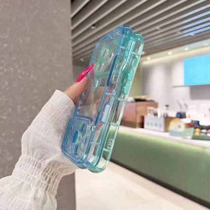 キャンディカラー クリア ビーズストラップ付き iPhoneケース｜ちゅるん・透明感 #261251