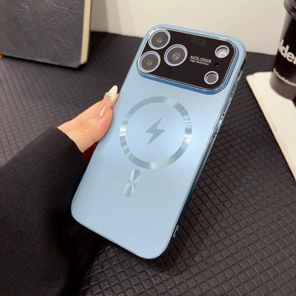 グラデーション＆サンダーモチーフ マグネット内蔵iPhoneケース (全9色) ライトニング・シャイン #261231