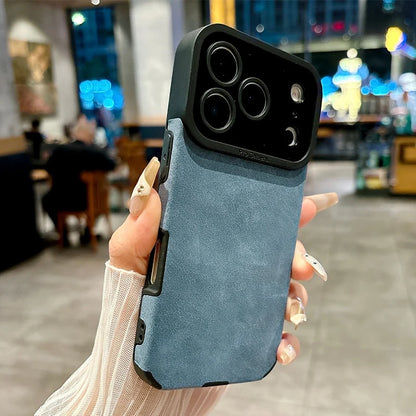 【ヴィンテージレザー】高級 PUレザー調 シンプル 耐衝撃 スマホケース｜iPhone対応 #250415