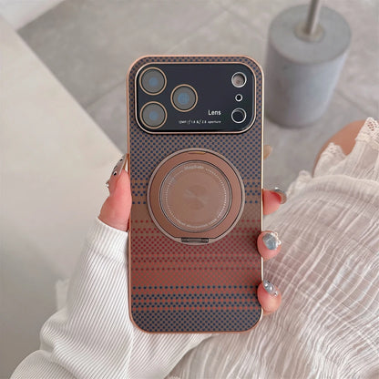 【折りたたみリングスタンド】耐衝撃 スリム TPU シンプル スタイリッシュ カーボン調デザイン スマホケース｜iPhone対応 #251228