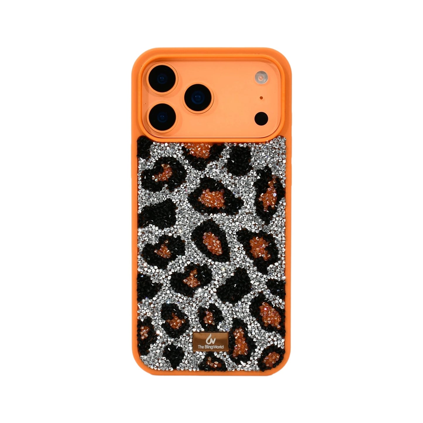 【キラキラビジューシリーズ】フルラインストーン ヒョウ柄 レオパード グリッター デコ スマホケース｜iPhone対応 #260113