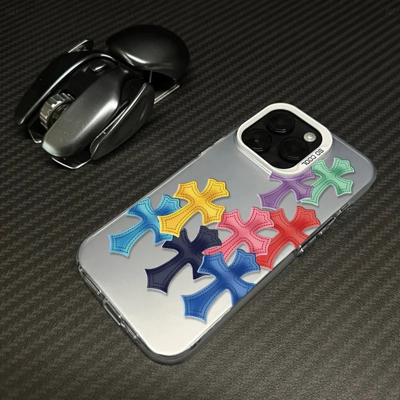 カラフルクロス パッチワークデザイン｜iPhone対応 #260123