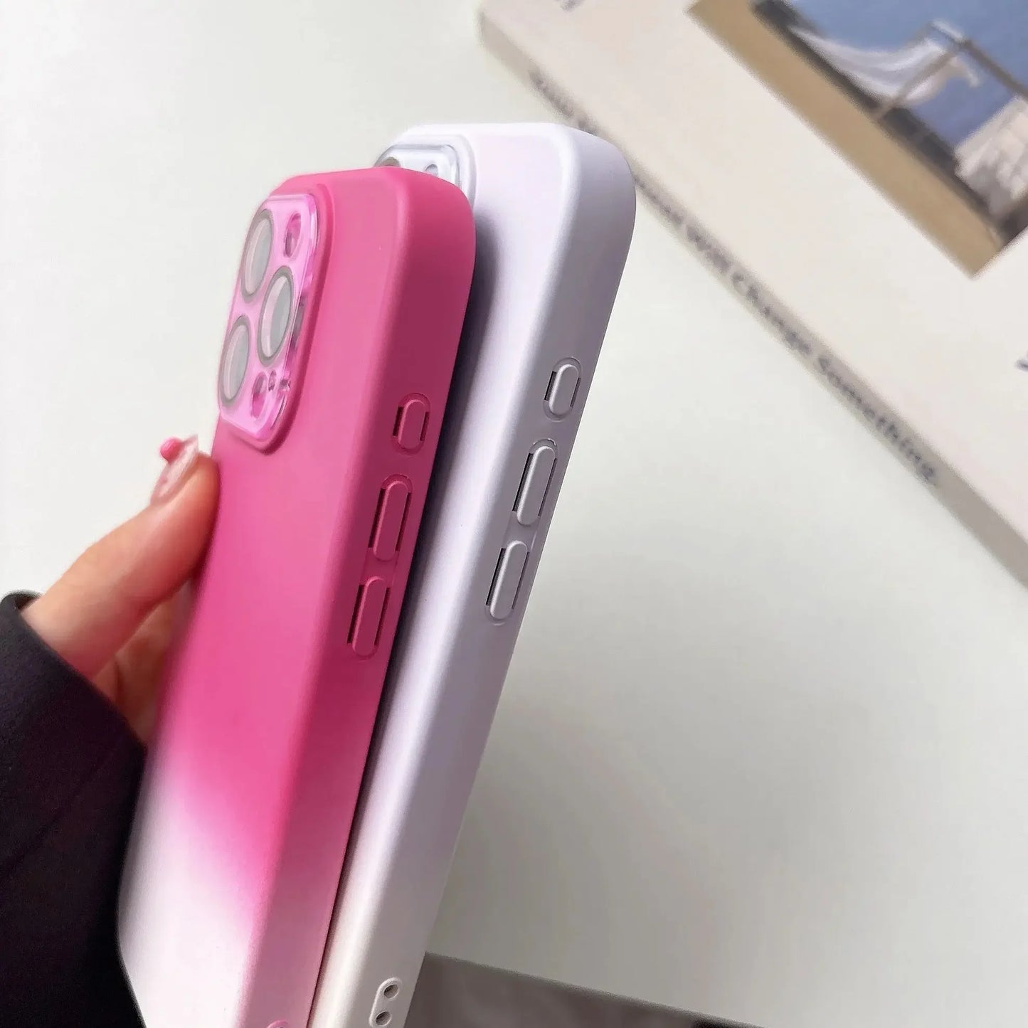 【グラデーションカラー】スマホケース グラデカバー 全面保護 TPU シンプル可愛い おしゃれ 韓国風 ｜iPhone対応 #251220