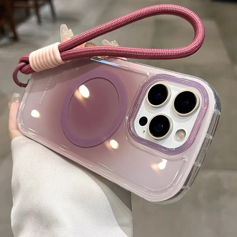 【Magsafe対応】ふんわりチーク 滲み グラデデザイン｜iPhone対応 #241216