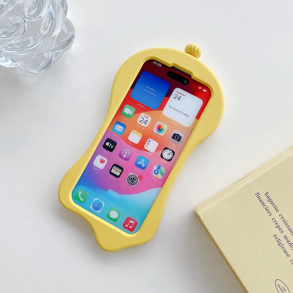 【3Dシリーズ】ユニーク時計デザイン 立体スマホケース｜iPhone対応 #250925