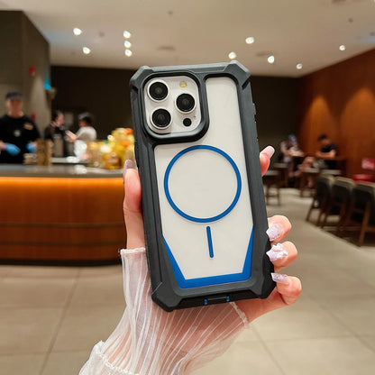 Magnet対応 iPhoneケース｜耐衝撃フレーム・クリアデザイン #240524