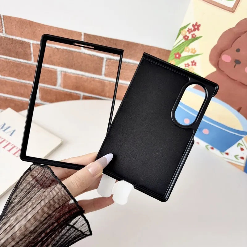 【Galaxy ８ Fold Ultra用】立体アニマル ベア スタンド付き スマホケース（耐衝撃 / 折りたたみ対応）＃261079