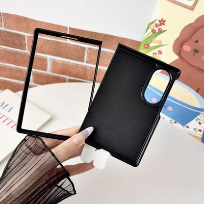 【Galaxy ８ Fold Ultra用】立体アニマル ベア スタンド付き スマホケース（耐衝撃 / 折りたたみ対応）＃261079
