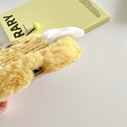 【ふわもこアニマルシリーズ】ハチさんスマホケース｜羽つき立体デザイン｜iPhone対応 #241123