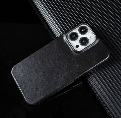 【本革シリーズ】フルグレイン オイルワックス プレミアムレザーケース｜iPhone対応 #240918