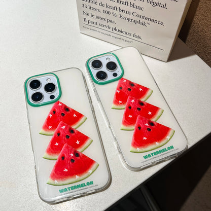 【スターウォーターメロン】すいかスライス ケース｜iPhone対応 #250720