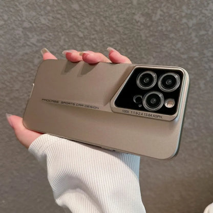 【スポーツカーシルエット】モダン マットデザイン 耐衝撃 スマホケース｜iPhone対応 #250413