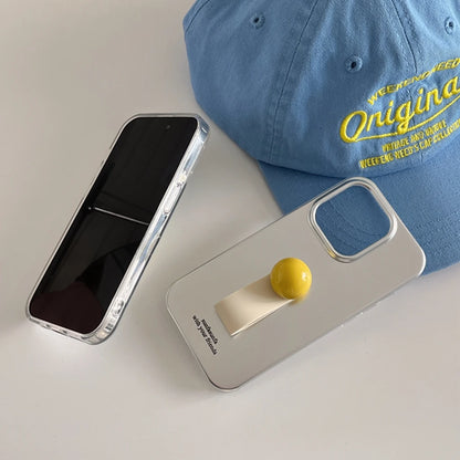 【シルバー×カラーポップ】レトロ ポップ バンドケース｜iPhone対応 #250723