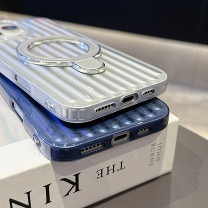 縦ライン ストライプ Magnet内蔵 リング付き iPhoneケース｜iPhone対応 #260524