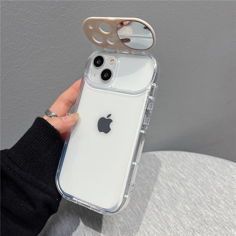 【クリアカラフルシリーズ】半透明シリコン レンズカバー付き ポップカラー スマホケース｜iPhone対応 #251020