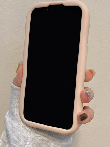 【アニマルシリーズ】立体くま＆肉球 かわいい3Dデザイン スマホケース｜iPhone対応 #250912