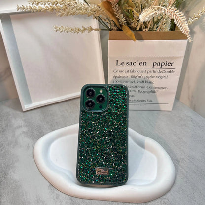 【キラキラビジューシリーズ】フルラインストーン グリッター スマホケース｜iPhone対応 #260118