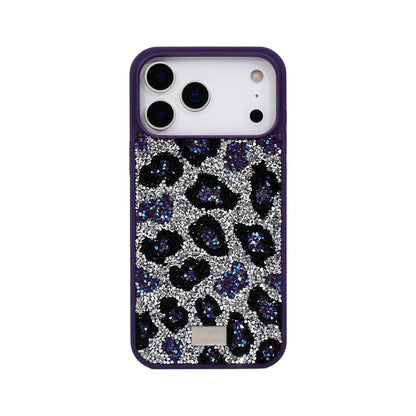 【キラキラビジューシリーズ】フルラインストーン ヒョウ柄 レオパード グリッター デコ スマホケース｜iPhone対応 #260113