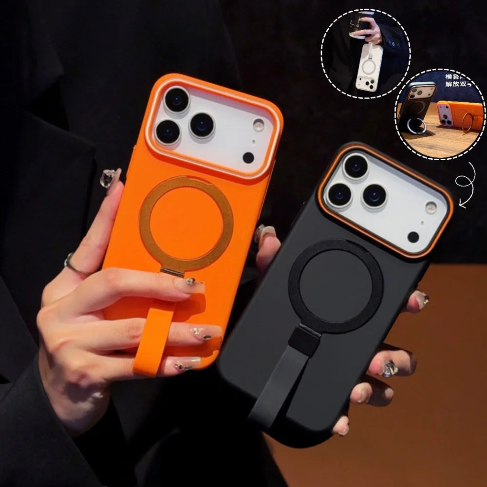 【MagSafe対応】マグネットリング付き マットカラー スマホケース｜iPhone対応 #251122