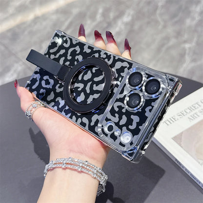 【スクエアシリーズ】ヒョウ柄 レオパード Magnet対応 iPhoneケース #260210