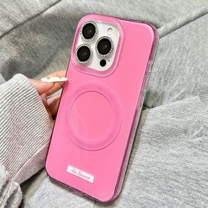 【Magnet内蔵】立体 3D ハートグリップ ビビット バイカラー スマホケース｜iPhone対応 #250131