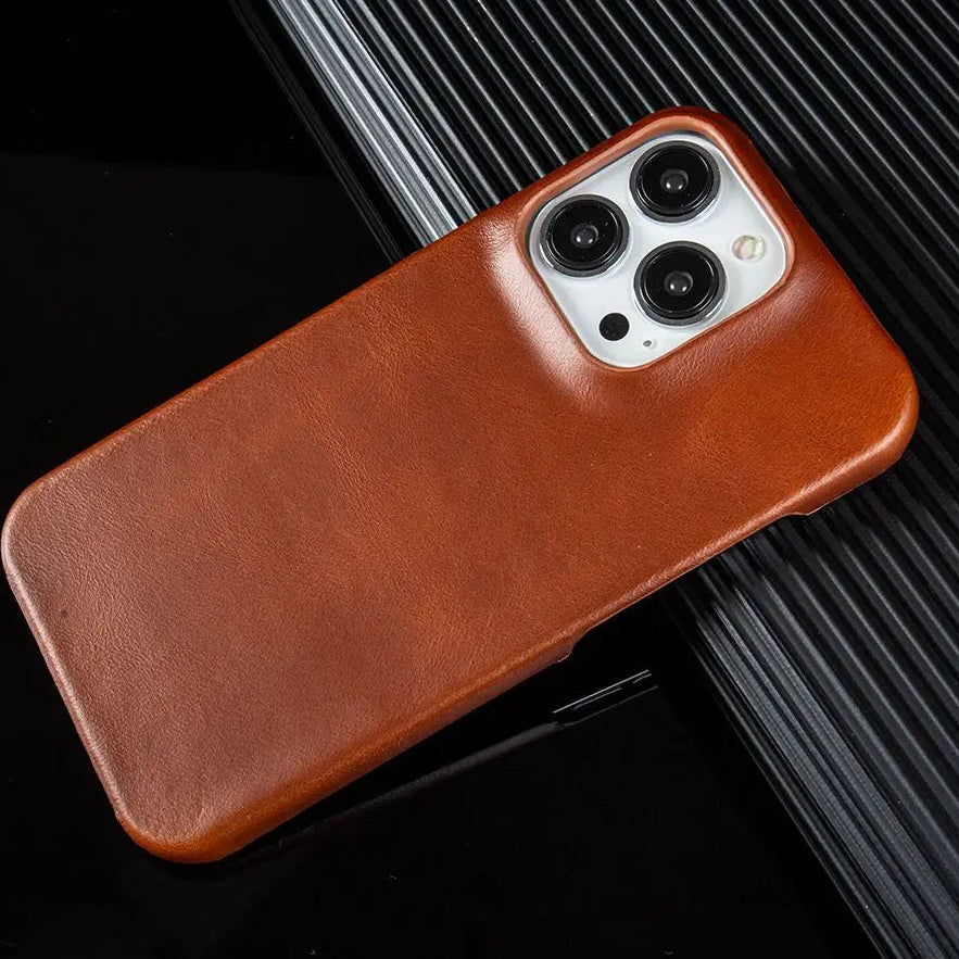 【本革シリーズ】フルグレイン オイルワックス プレミアムレザーケース｜iPhone対応 #240918