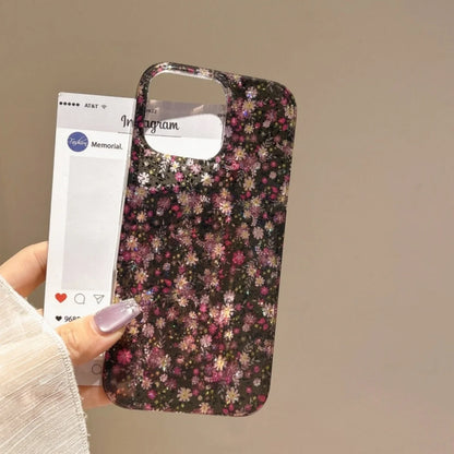 【レトロフラワー】大人可愛い 花柄 クリアケース｜iPhone対応 #250517