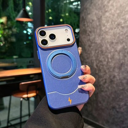 【折りたたみリングスタンド】耐衝撃 マット 超薄型 回転式メタルリングスタンド スマホケース｜iPhone対応 #250306