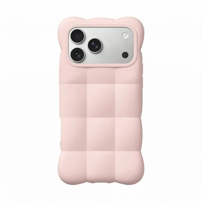ぷっくり立体デザイン iPhoneケース 全3色 ポップ・パステル・キュート #261149