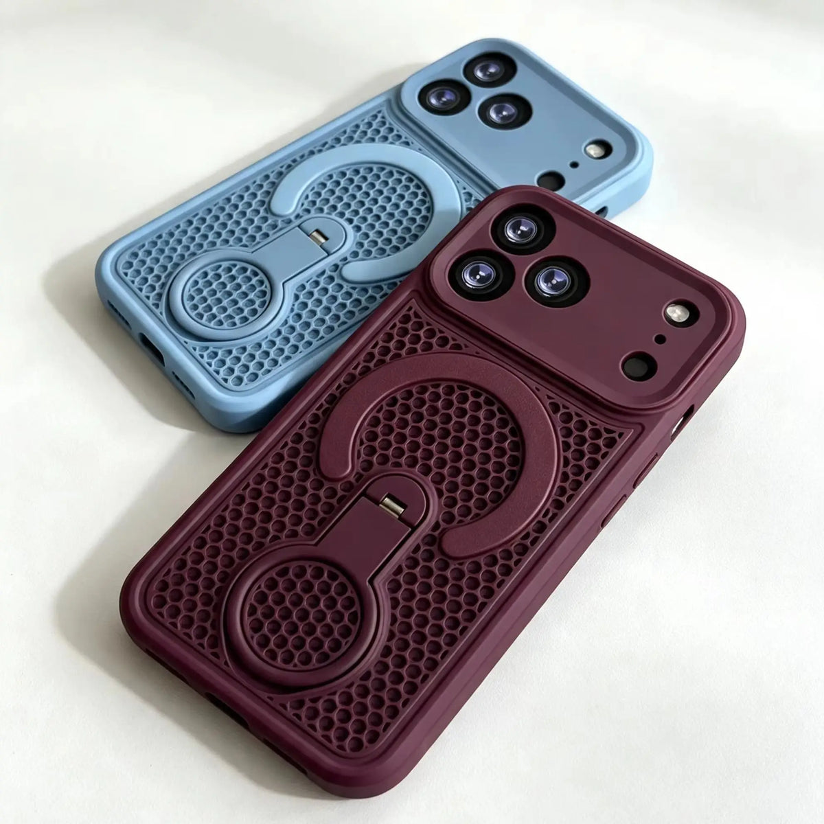 折りたたみリングスタンド付き iPhoneケース (全5色) スマート・モビリティ PCA #261226