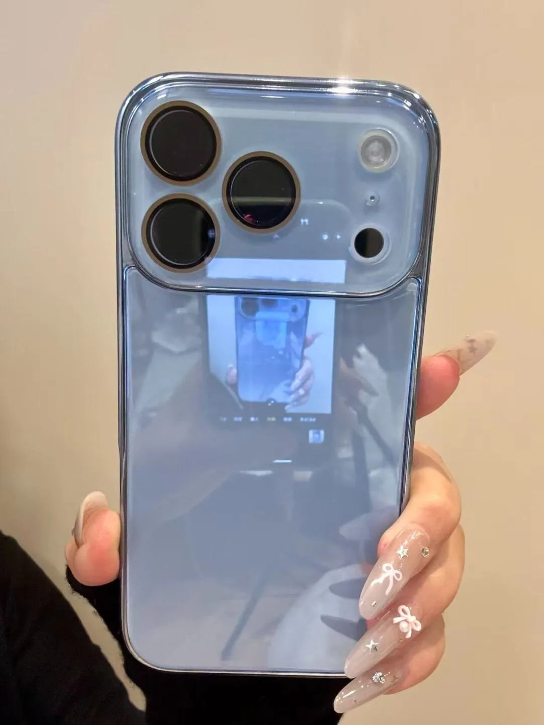 【メタリックミラー】グロスカラー × 光沢 スマホケース｜iPhone対応 #250126