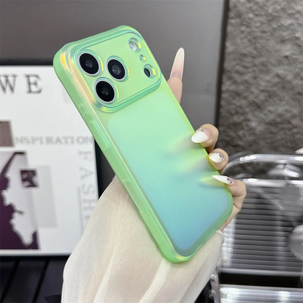 【グラデーションクリア】iPhoneケース (全6色) オーロラ・スタイル PCA #261215
